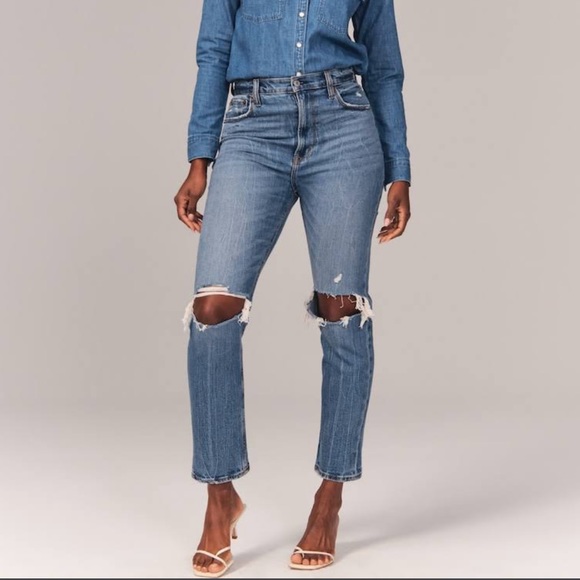 Abercrombie & Fitch Jeans Af Curve Love Ultra High Rise Ankle